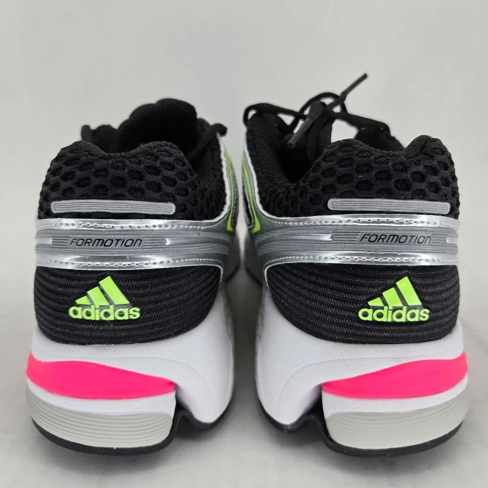Adidas Adistar Control 5 Mens 10.5 Running Shoes Black Silver Pink JS0041 NEW